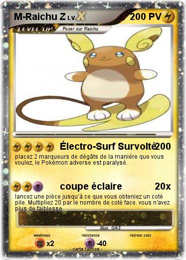 Pokemon M-Raichu Z