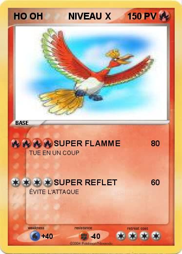 Pokemon HO OH          NIVEAU X