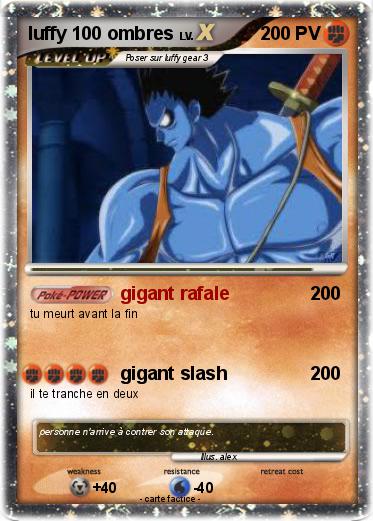 Pokemon luffy 100 ombres