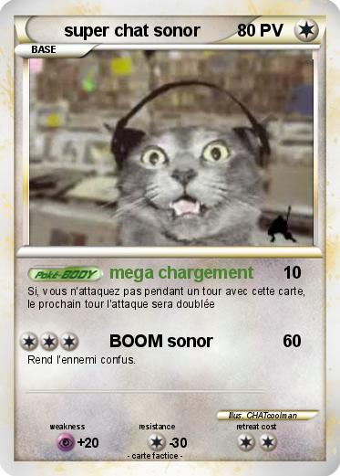 Pokemon super chat sonor
