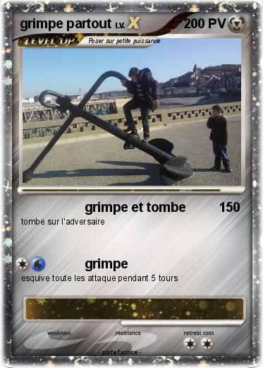 Pokemon grimpe partout