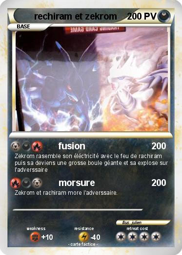 Pokemon rechiram et zekrom