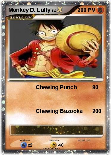 Pokemon Monkey D. Luffy