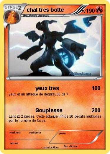 Pokemon chat tres botte
