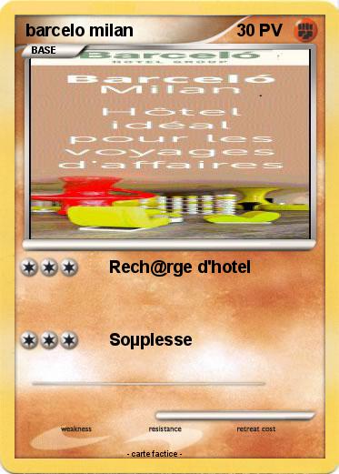 Pokemon barcelo milan