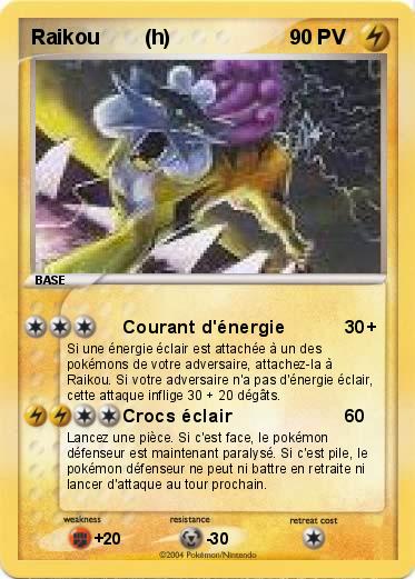 Pokemon Raikou        (h)