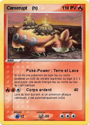 Pokemon Camerupt    (h)