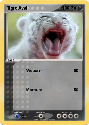 Pokemon Tigre Aval