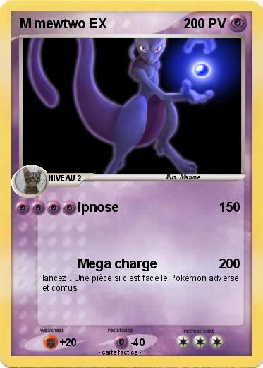 Pokemon M mewtwo EX