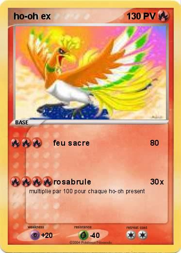 Pokemon ho-oh ex 