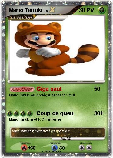 Pokemon Mario Tanuki