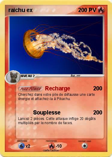 Pokemon raichu ex