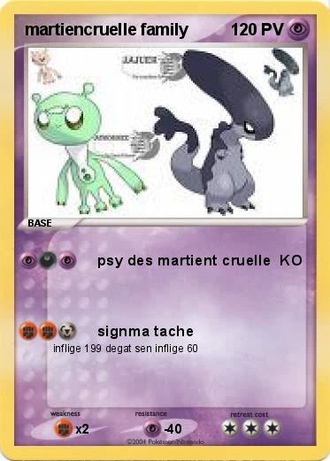 Pokemon martiencruelle family