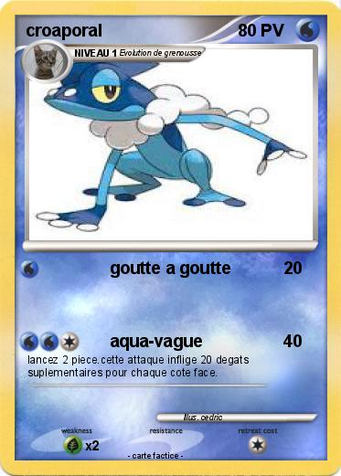 Pokemon croaporal