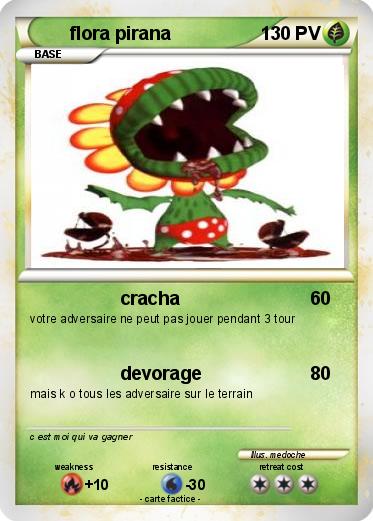 Pokemon flora pirana