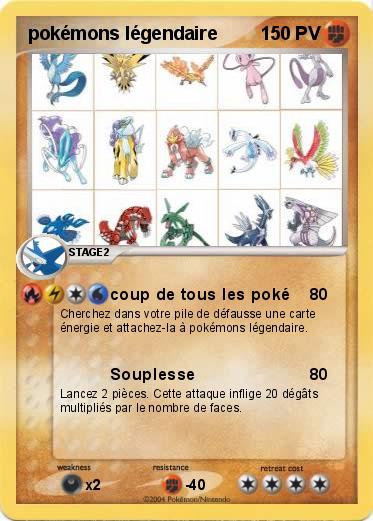 Pokemon pokémons légendaire