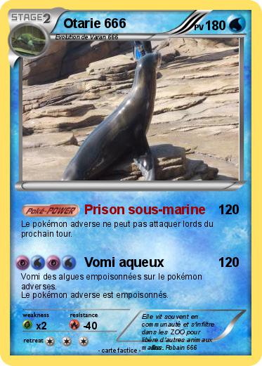 Pokemon Otarie 666
