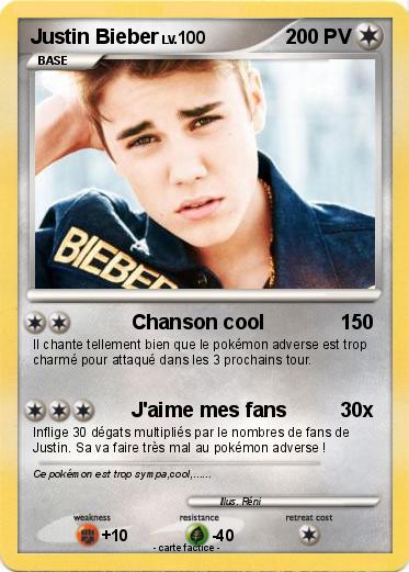 Pokemon Justin Bieber