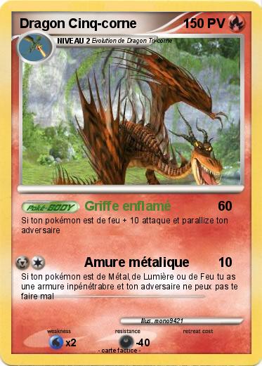 Pokemon Dragon Cinq-corne