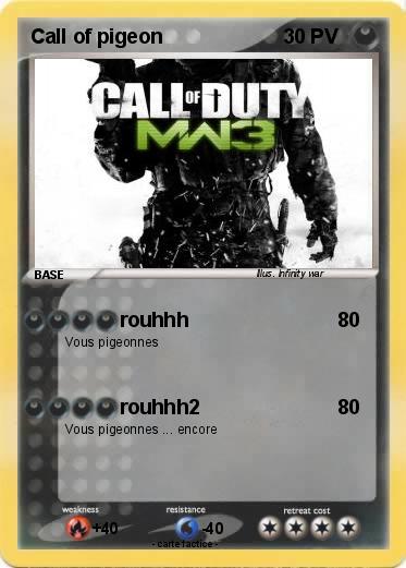 Pokemon Call of pigeon