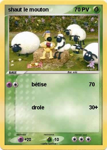 Pokemon shaut le mouton
