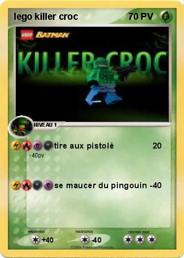 Pokemon lego killer croc