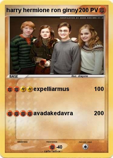 Pokemon harry hermione ron ginny