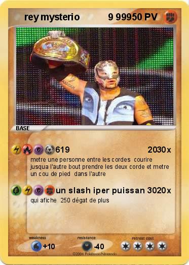 Pokemon     rey mysterio           9 999         