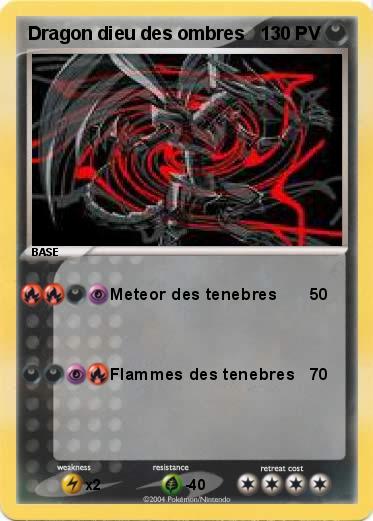Pokemon Dragon dieu des ombres