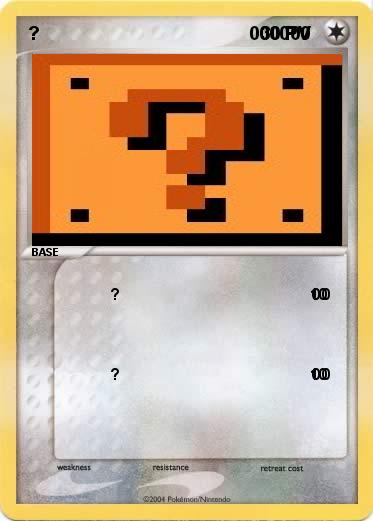 Pokemon ?                                         000000