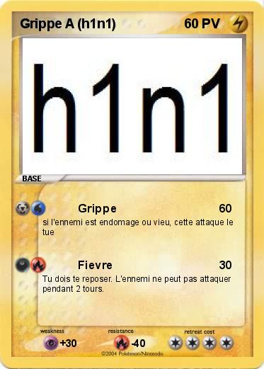 Pokemon Grippe A (h1n1)