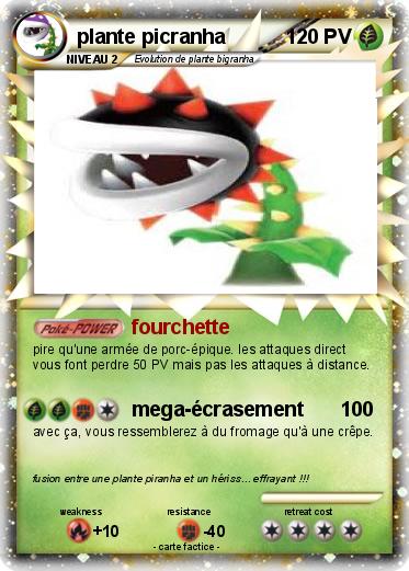 Pokemon plante picranha