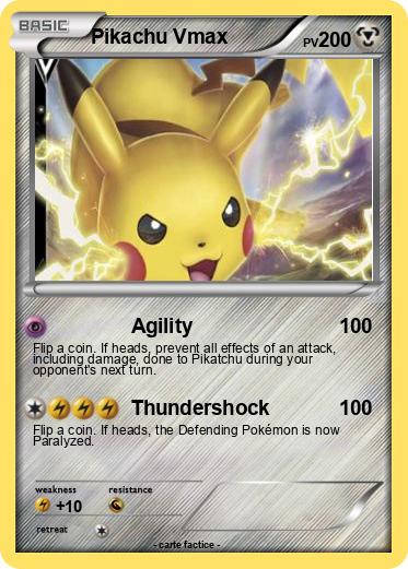 Pokemon Pikachu Vmax