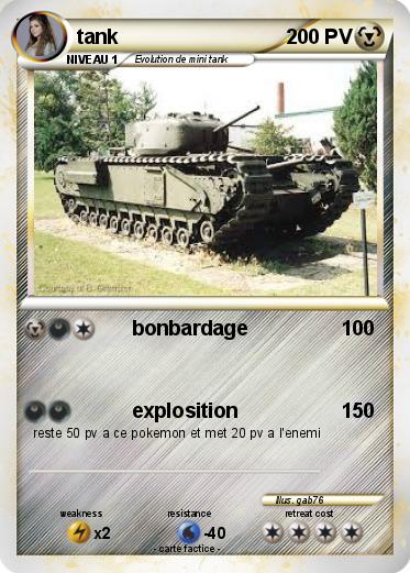 Pokemon tank