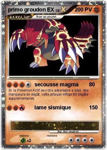 Pokemon primo groudon EX