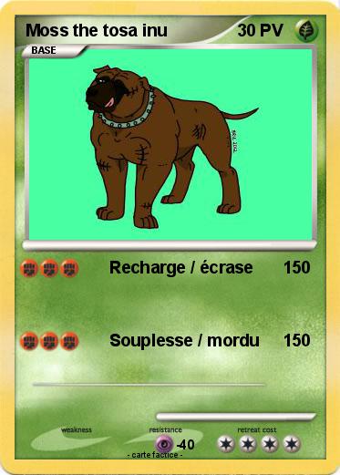 Pokemon Moss the tosa inu