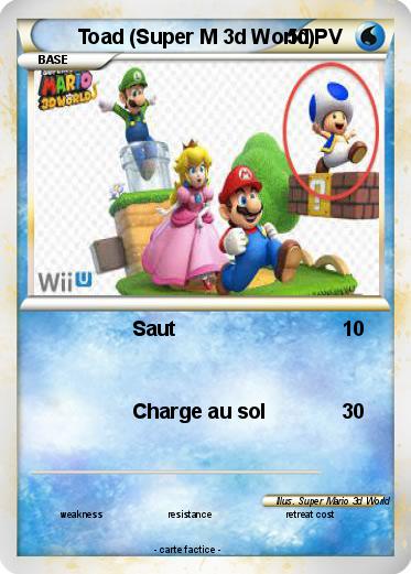 Pokemon Toad (Super M 3d World)