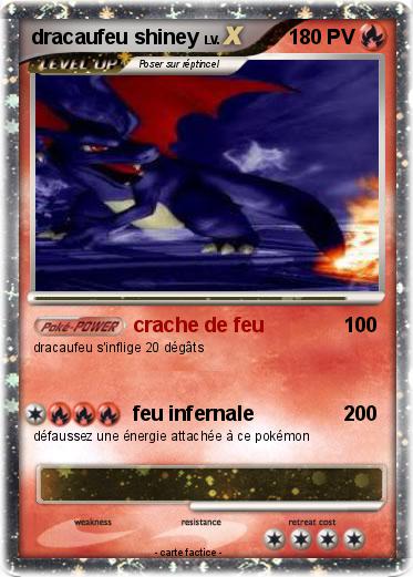 Pokemon dracaufeu shiney