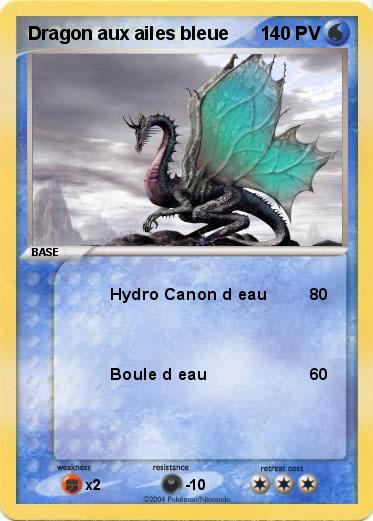 Pokemon Dragon aux ailes bleue