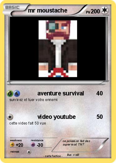 Pokemon mr moustache