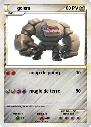 Pokemon golem