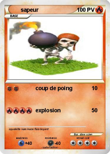 Pokemon sapeur