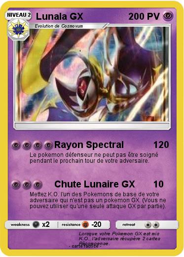 Pokemon Lunala GX