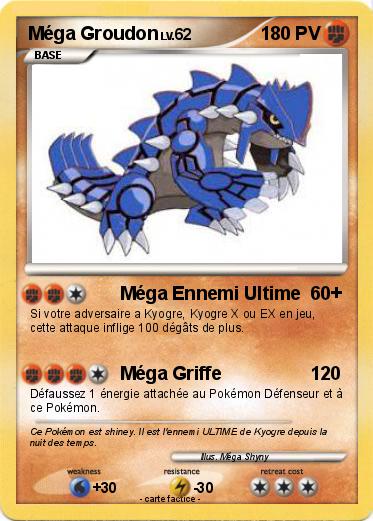 Pokemon Méga Groudon
