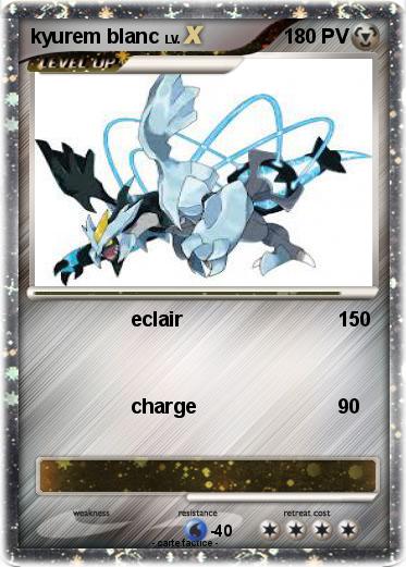 Pokemon kyurem blanc