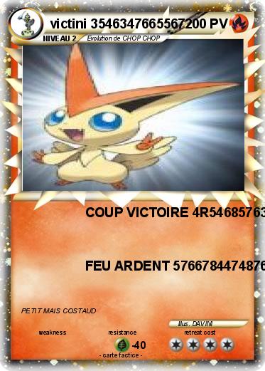 Pokemon victini 3546347665567