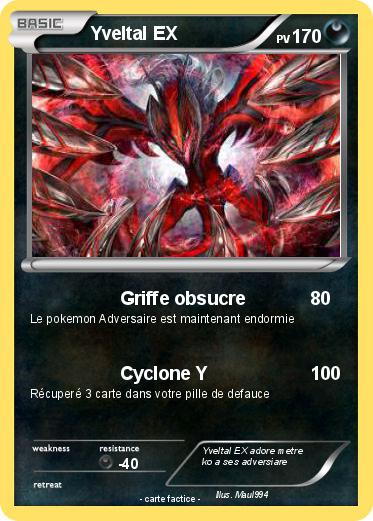 Pokemon Yveltal EX