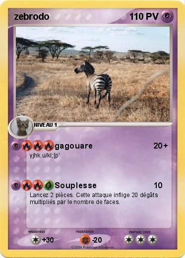 Pokemon zebrodo