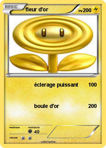 Pokemon fleur d'or