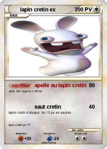 Pokemon lapin cretin ex